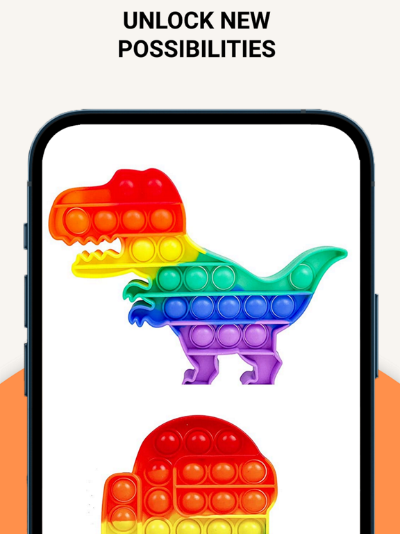 صور Pop It Bubble Hook Fidget Toys iPad 