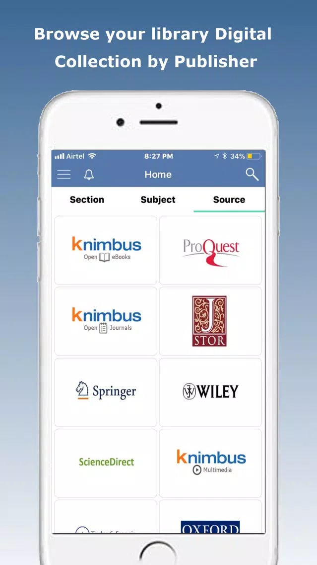 SNDT eLibrary Screenshots