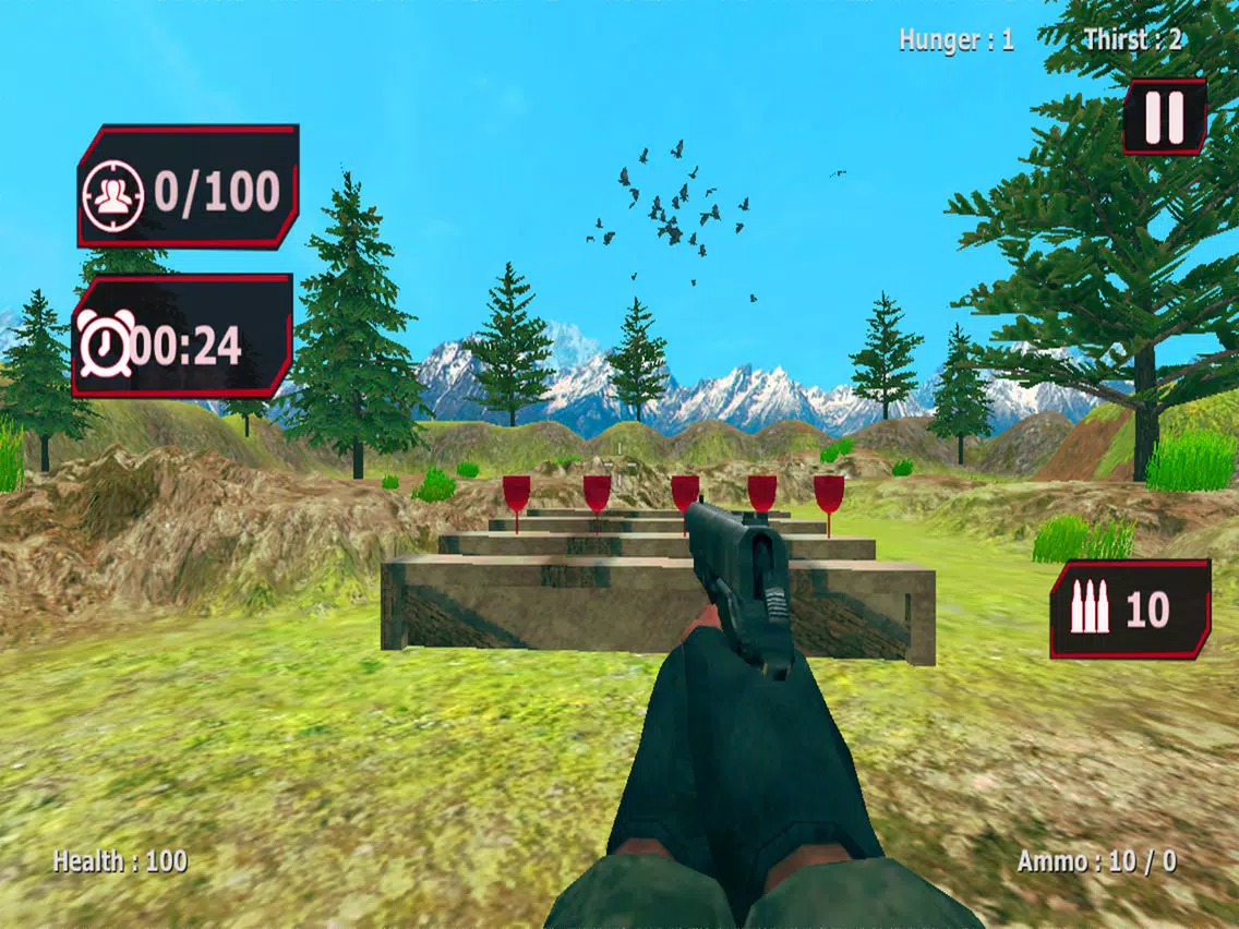 Capturas de tela do Pistol Fury Expert Shooter iPad 