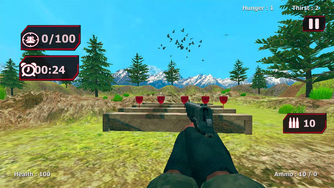 Capturas de tela do Pistol Fury Expert Shooter