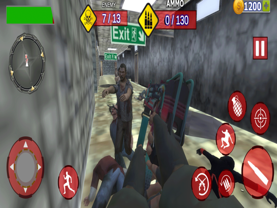 Sniper Zombie Shooting Games iPad  Screenshots
