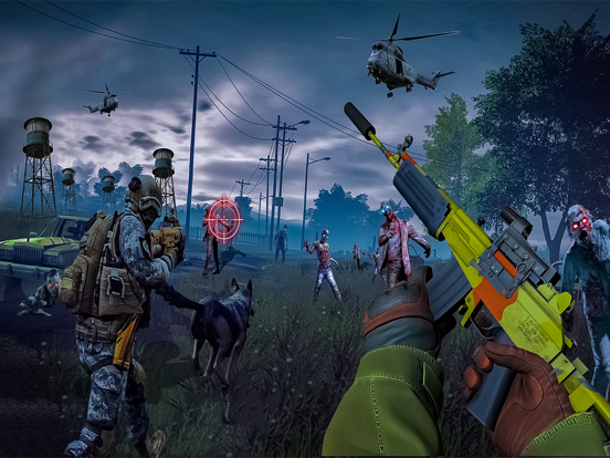 Sniper Zombie Shooting Games iPad  Screenshots