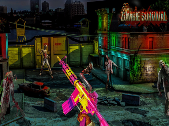 Sniper Zombie Shooting Games iPad  Screenshots