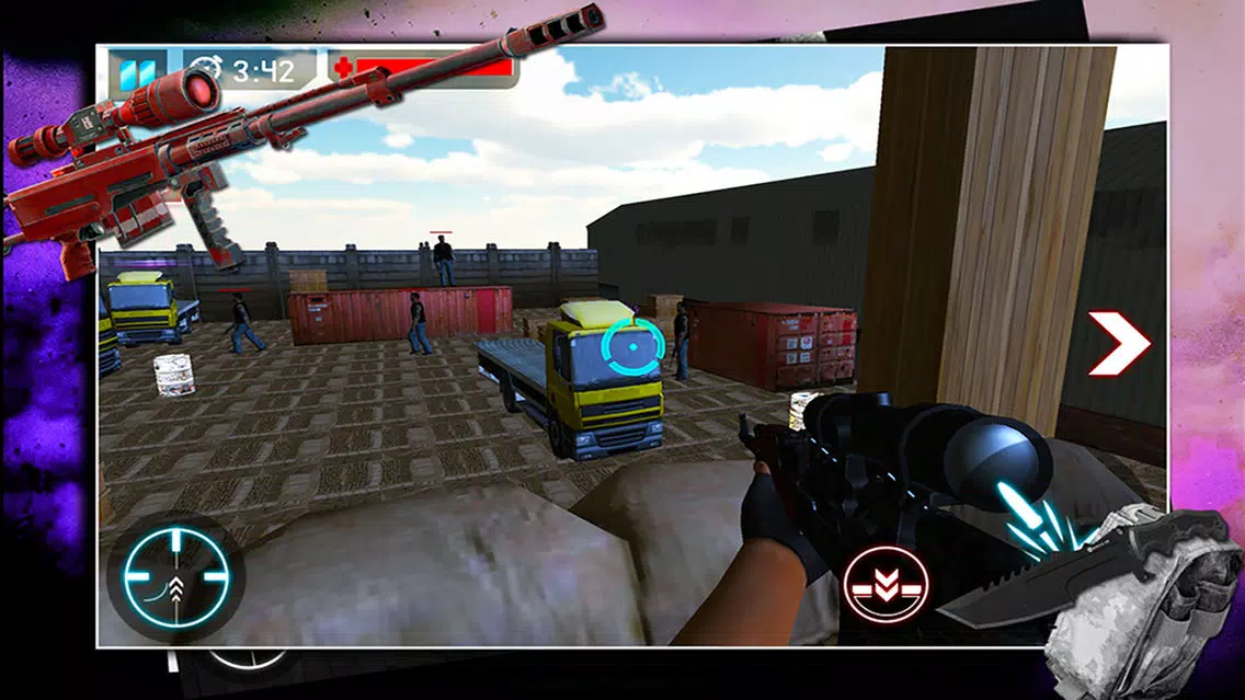 Captures d'écran de Sniper Frontline Assassin Free Game