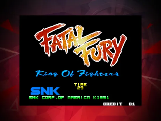 Ảnh chụp màn hình của FATAL FURY ACA NEOGEO iPad 
