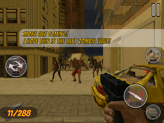 ภาพหน้าจอของ Zombie Hunter Shooting Survive iPad 