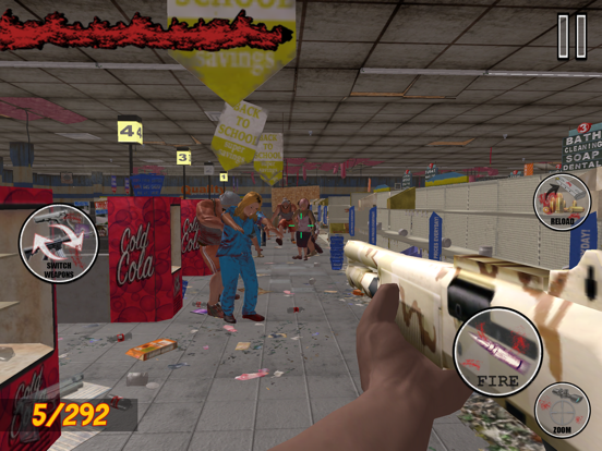 ภาพหน้าจอของ Zombie Hunter Shooting Survive iPad 