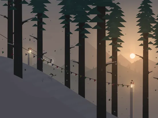 Tangkapan layar Alto's Adventure iPad 