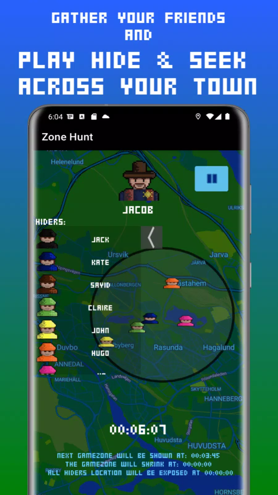 ZONE HUNT - IRL Hide and Seek Screenshots