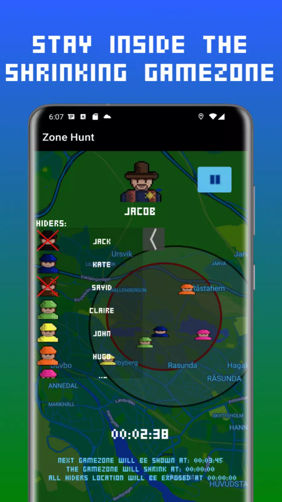 ZONE HUNT - IRL Hide and Seek Screenshots