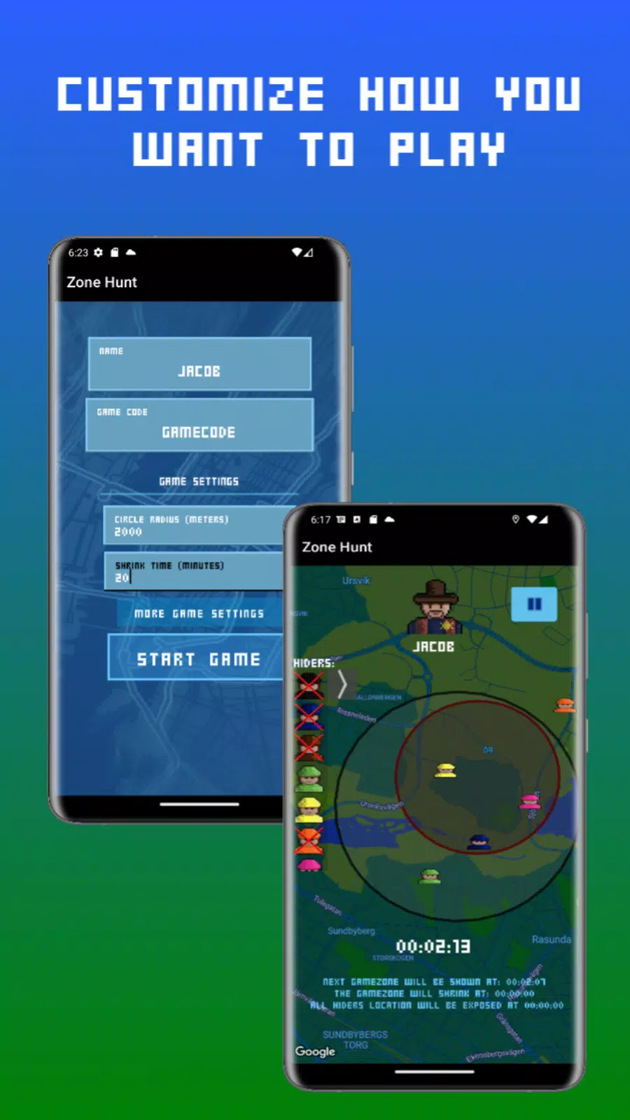 ZONE HUNT - IRL Hide and Seek Screenshots