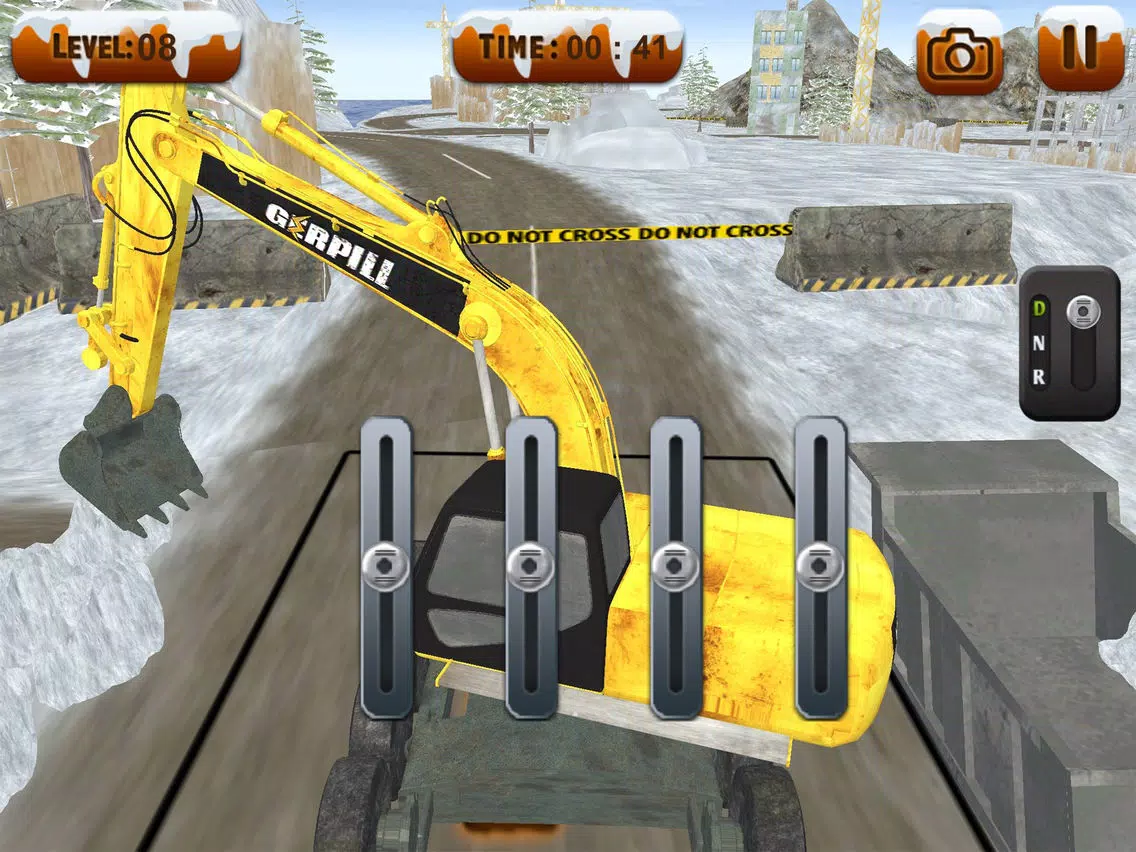 Snowplow Truck Driver simulator 3d game iPad  سکرین شاٹس