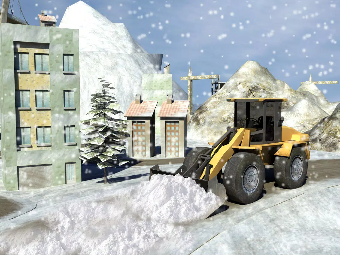 Snowplow Truck Driver simulator 3d game iPad  سکرین شاٹس