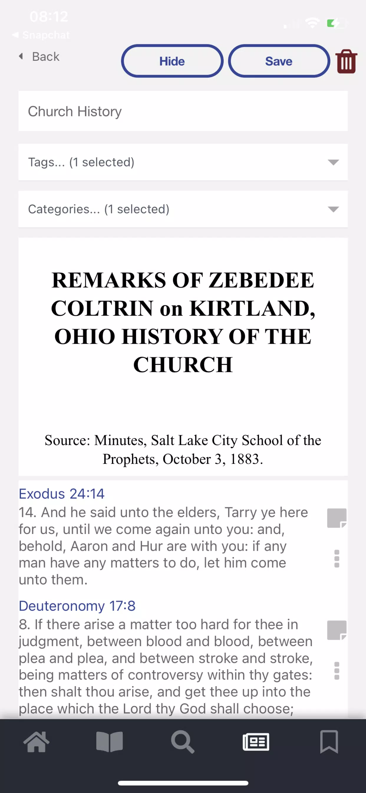 Scripture Notes Screenshots