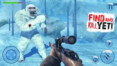 Yeti Monster 3D Hunting Game应用截图