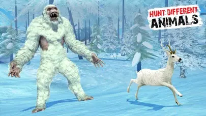 Yeti Monster 3D Hunting Game应用截图