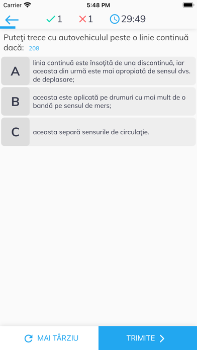 Chestionare auto SoferOnline Screenshots