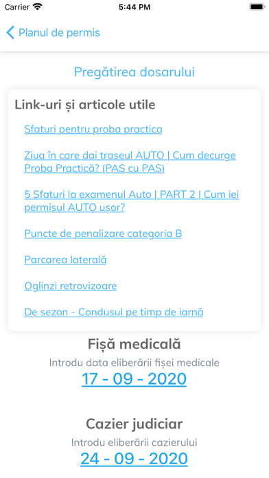 Chestionare auto SoferOnline Screenshots