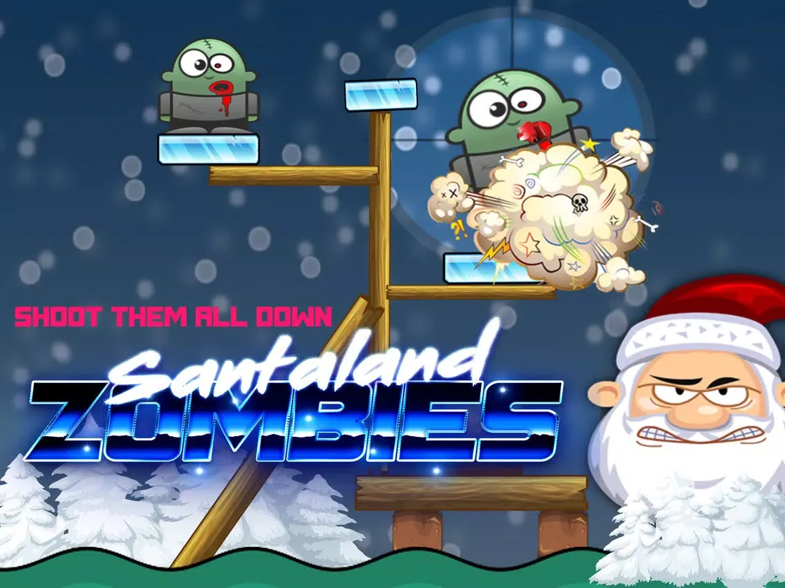 Santaland zombies iPad Screenshots