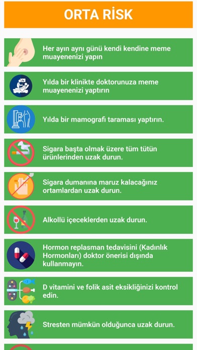 Erken Tanı: Risk Hesaplayıcı Screenshots