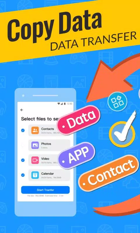 File Transfer & Phone Clone Screenshots
