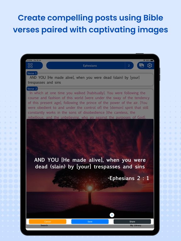 Amplified Bible Pro (AMP) iPad Screenshots