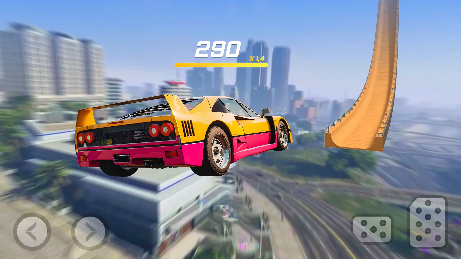 High Speed Stunt Car Race Game Screenshots