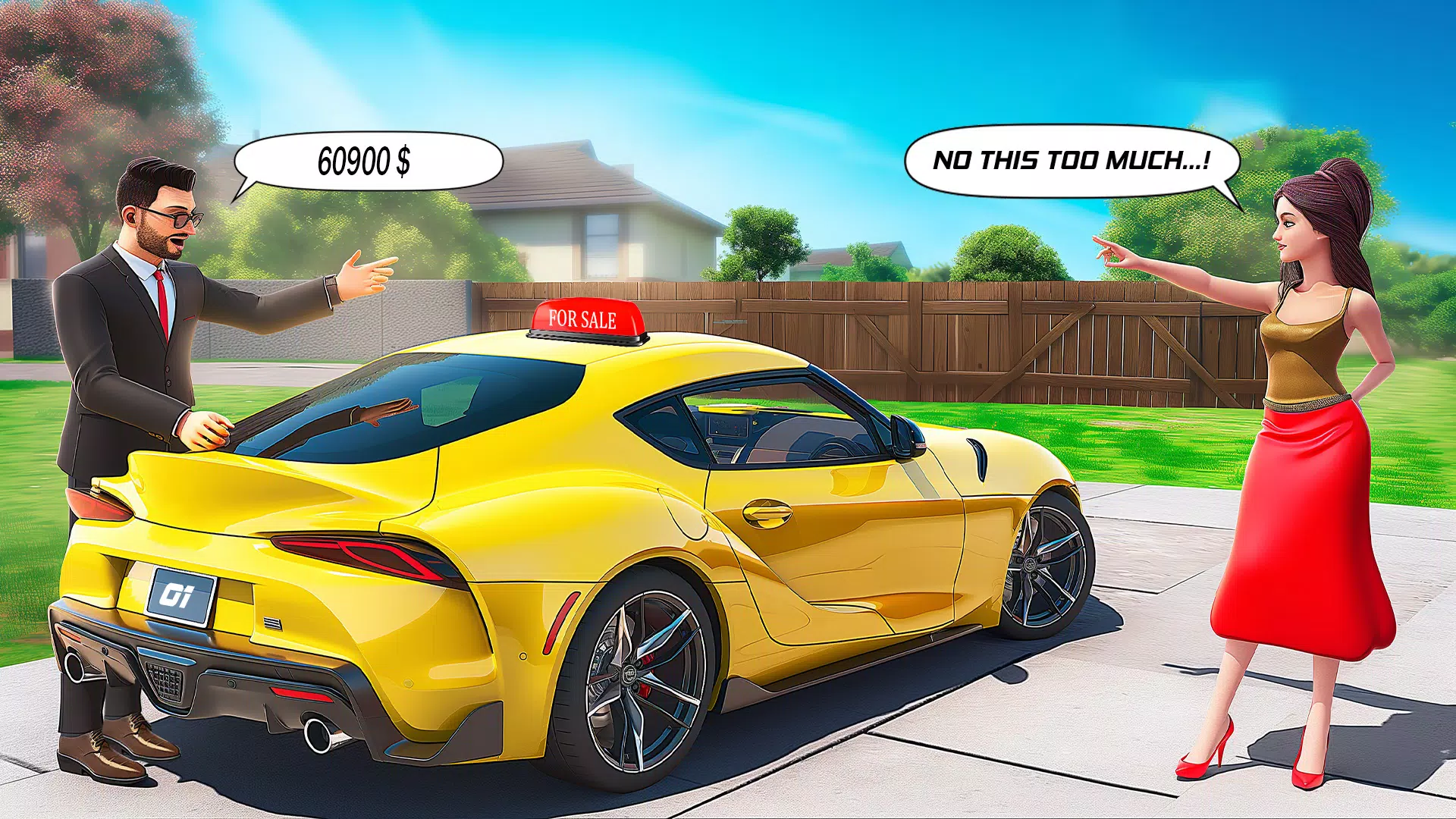 High Speed Stunt Car Race Game Screenshots