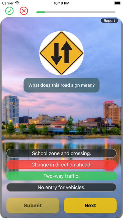 Alabama DMV Practice Win Exam Screenshots