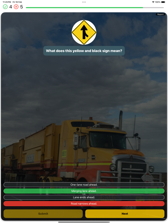 New York CDL Test 2024 iPad Screenshots