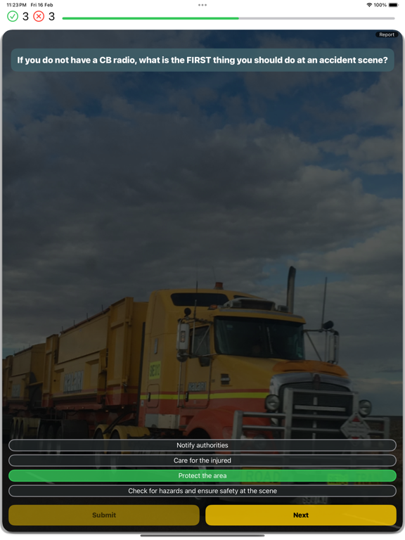 New York CDL Test 2024 iPad Screenshots