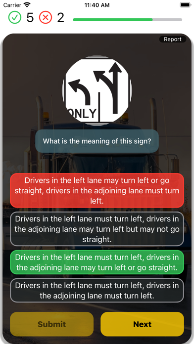 Alaska CDL Test 2024 Screenshots