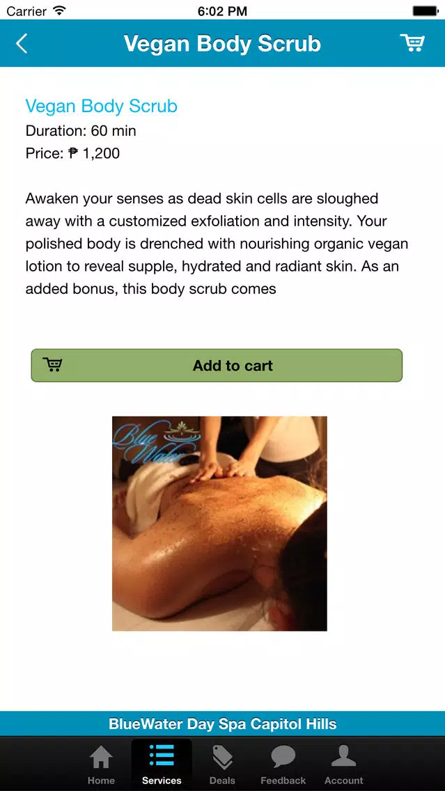 BlueWater Day Spa Screenshots