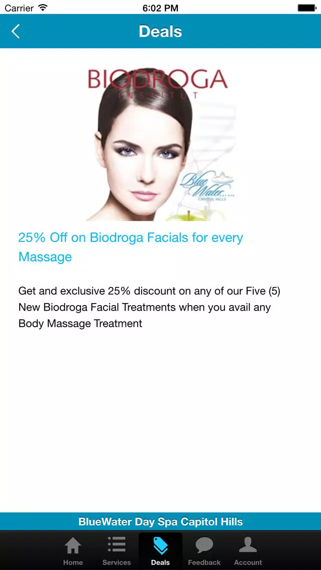 BlueWater Day Spa Screenshots