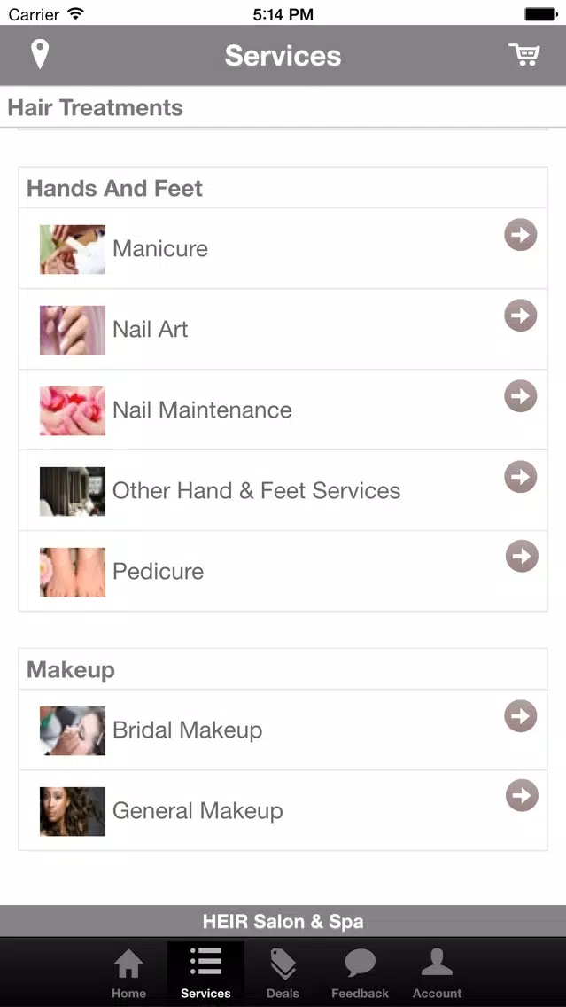 Heir Salon and Spa Screenshots