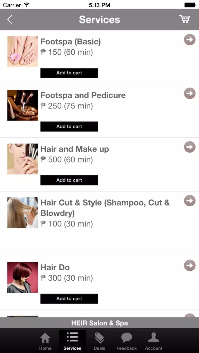 Heir Salon and Spa Screenshots