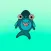Crazy Shark Stickers