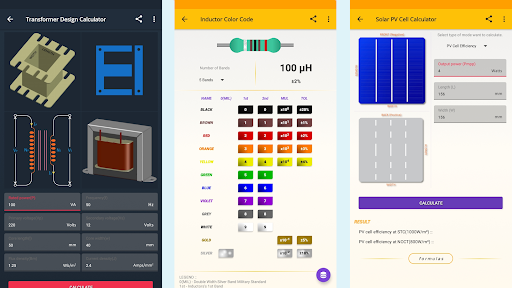 ElectroCalc - Electronics Screenshots