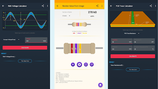 ElectroCalc - Electronics Screenshots