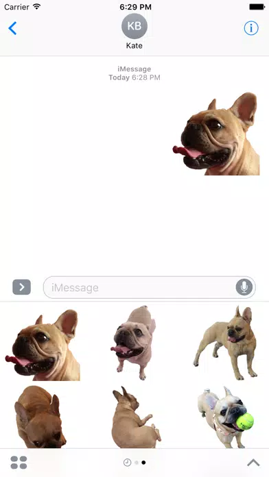 تصاویر Frenchie Stickers Pack