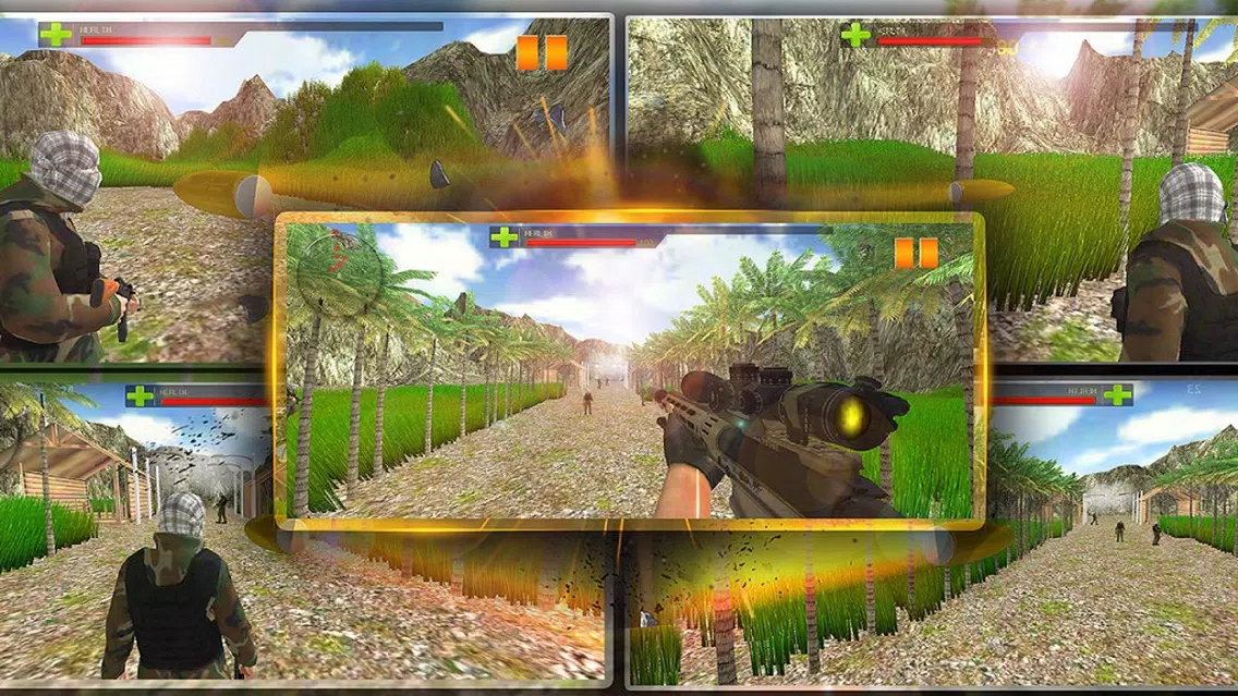 Sniper HardCore Head Shots -Quick Aim Enemies Down سکرین شاٹس