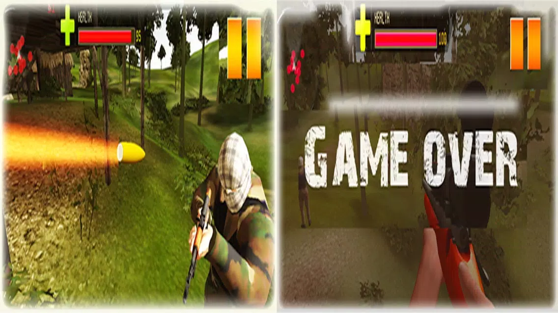 Sniper HardCore Head Shots -Quick Aim Enemies Down سکرین شاٹس
