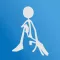 Stickman visits MoMA - Amazing fight against the thief