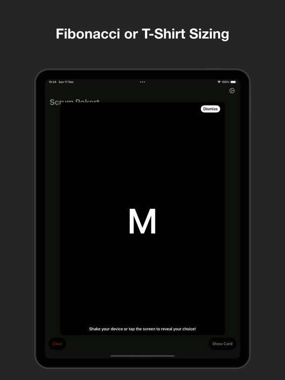 Scrum Pokert iPad Screenshots