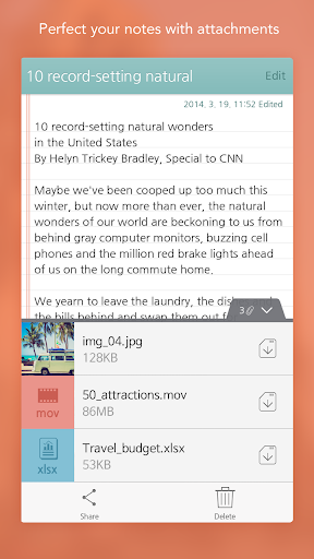 SomNote - Beautiful note app Screenshots