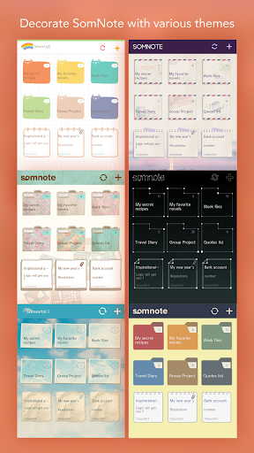 SomNote - Beautiful note app Screenshots
