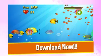 ภาพหน้าจอของ The Big Fish Eat Small Fish : Free Play Easy Fun For Kids Games