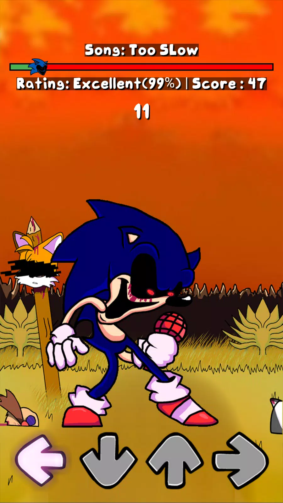 Horror Sonik.EXE FNF Mod Test Screenshots