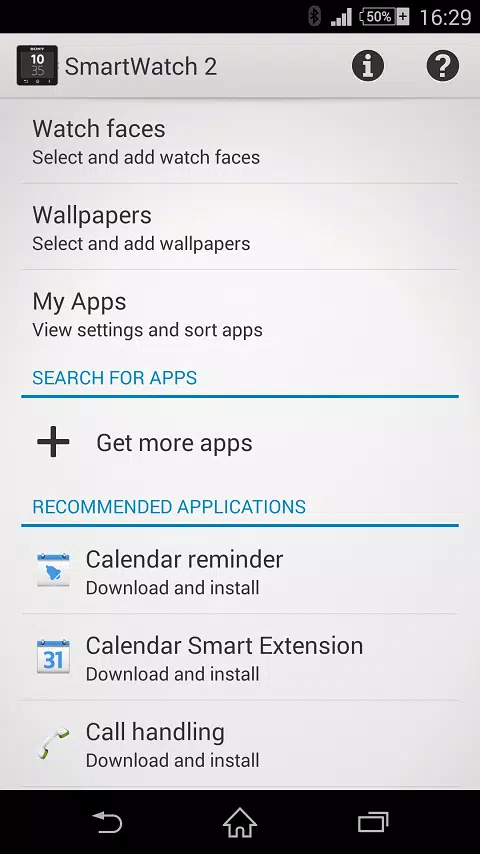 SmartWatch 2 Screenshots