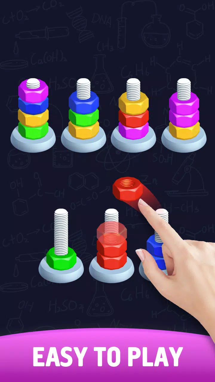 Sort puzzle - Nuts and Bolts Screenshots